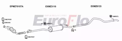 Система выпуска ОГ EuroFlo MZSPR21D 9050C